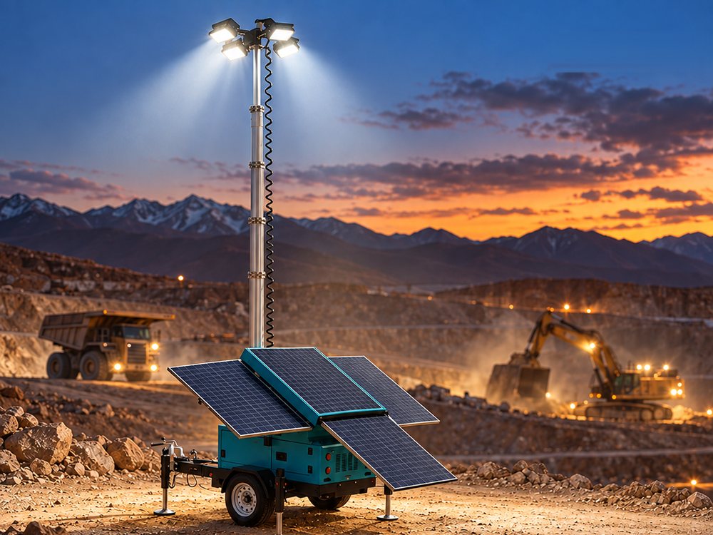 Torre de iluminación solar NV1305